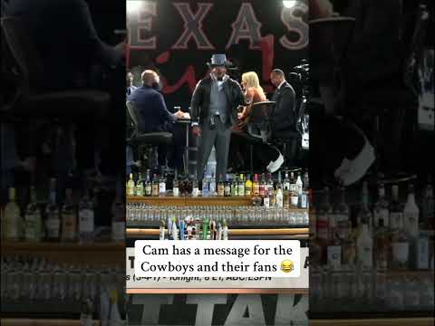 Cam had to leave a message in Texas 😅