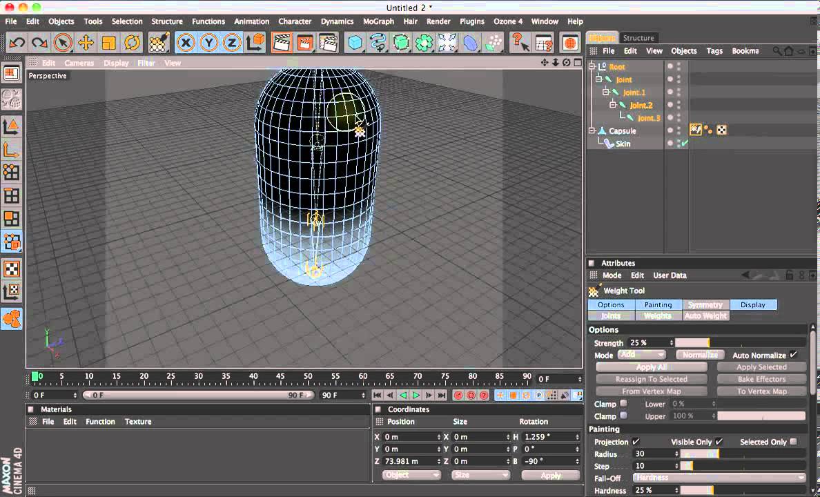 Cinema 4D Tutorial Rigging and Weighting - YouTube