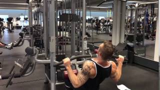 Pulldown, Lean Back   Cable