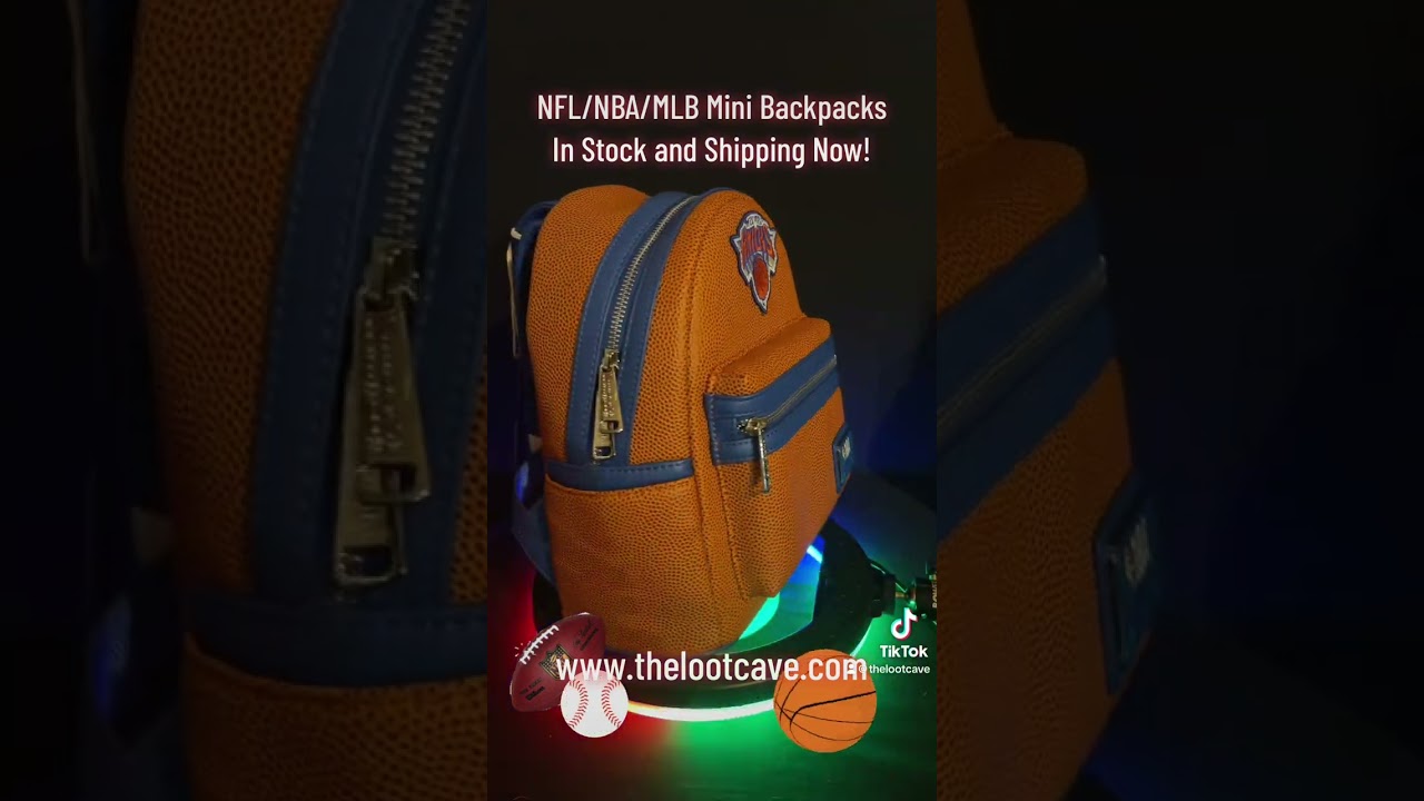 Sports themed mini backpacks are available now! 