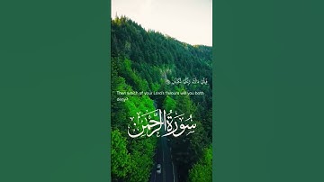 سورة الرحمن آية { فيهما عينان نضاختان } #قرآن #سورة_الرحمن #تلاوة #شورت #طبيعة #suraharrahman