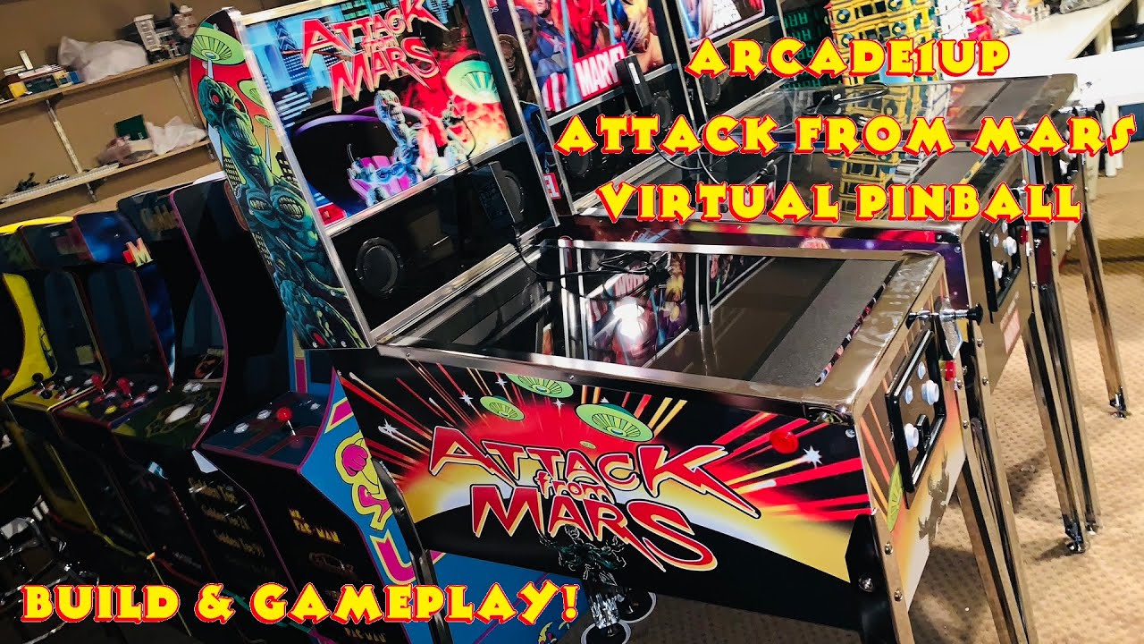  Arcade 1Up William Bally Attack From Mars Pinball