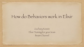 Understanding Behaviours in Elixir