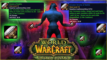 Classic TBC Drums of Battle Current State! -Leatherworking 😂