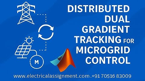 Distributed Dual Gradient Tracking for Microgrid Control | MATLAB Code & Simulation Tutorial