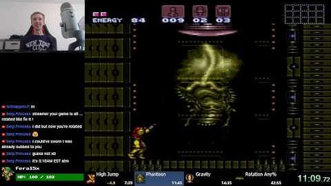 Super Metroid Rotation Any% speedrun in 42:53