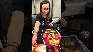 Mad Monster 2025 - 🎃Danielle Harris🎃 signing our posters.
