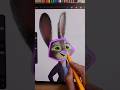 How to Draw Judy 💖🐰 #art #drawing #zootopia2 #disney