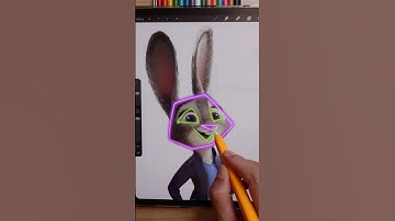 How to Draw Judy 💖🐰 #art #drawing #zootopia2 #disney