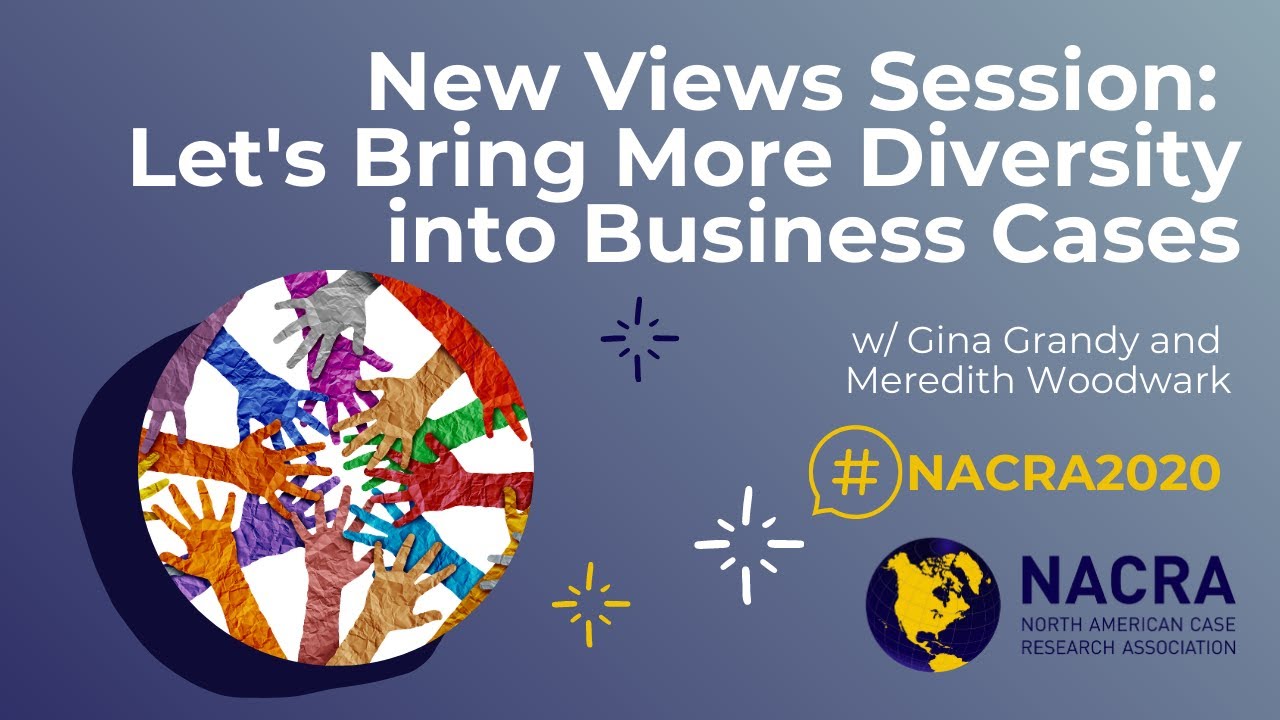 New Views session: Let's Bring More Diversity into Business Cases.