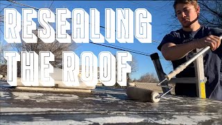 How to Seal a Vintage Camper Roof from Scratch (1968 Volunteer)