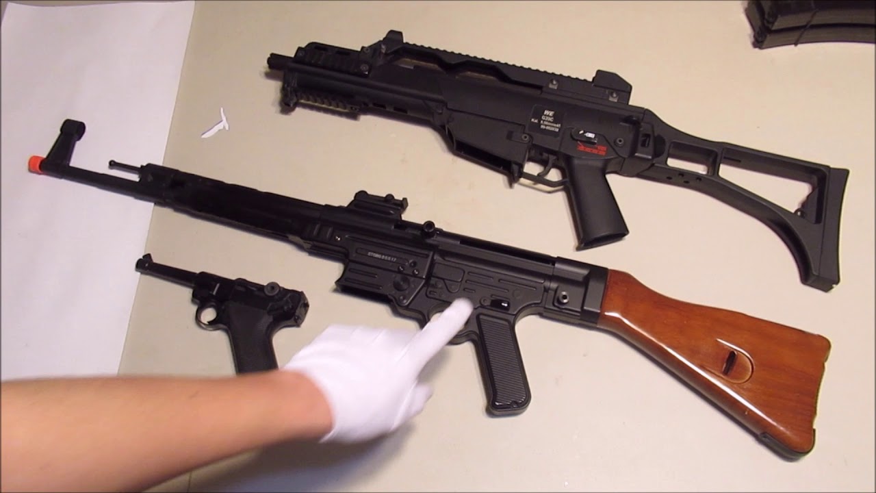 I GOT A GERMAN MP44!!! PAINTING ORANGE TIP (AIRSOFT) YouTube