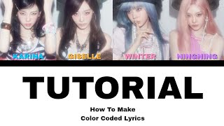 How To Make Color Coded Lyrics (Tutorial)