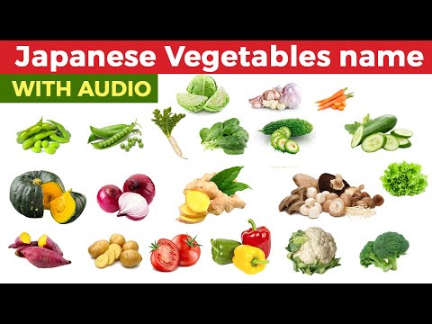 Japanese Vegetables Vegetables Names In Japanese Japanese Vocabulary Basic Japanese Vocabulary