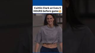 🤯 Caitlin Clark 5 HOURS before tip| Indiana Fever WNBA women's basketball #shorts #short #basketball