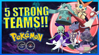 5 POWERFUL TEAMS FOR PSYCHIC CUP POKEMON GO BATTLE LEAGUE