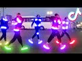 Walking dance  neon mode  tuzelity shuffle 