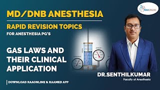 Gas Laws And Their Clinical Application