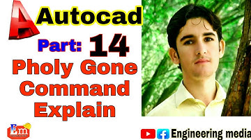AutoCAD/ Polygon Command/How to draw polygon /Lesson 14  #Autocadtutorial urdu/Hindi by Eng  media