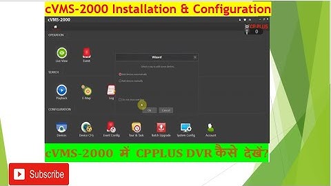 CPPLUS Red & Indigo DVR cVMS-2000 installation & configuration with Cloud  #cpplus #dahua #hikvision