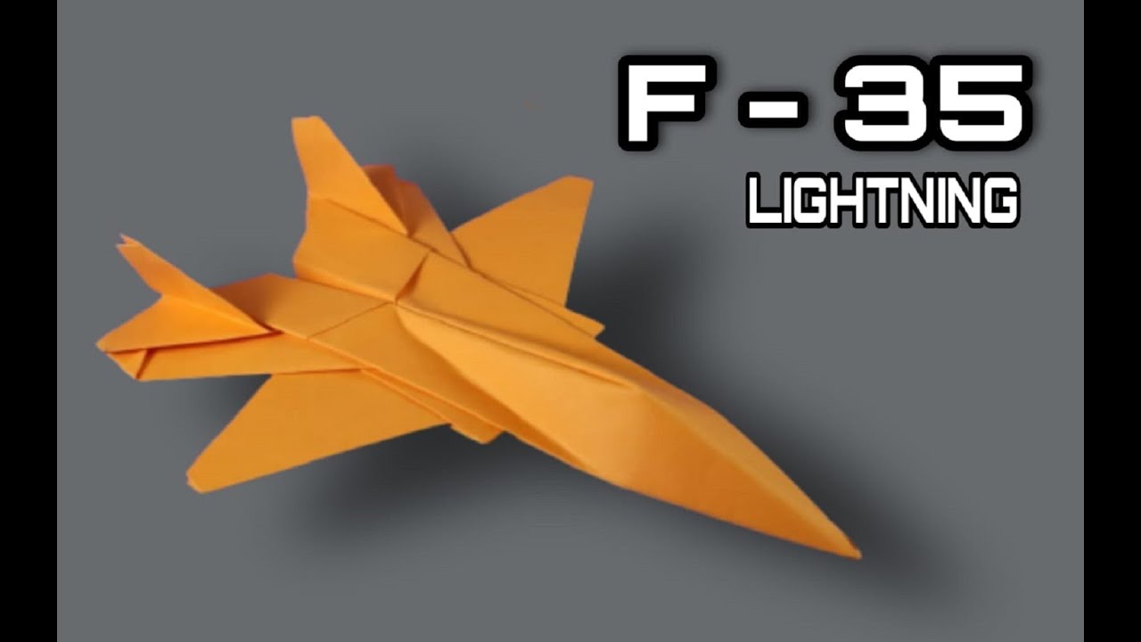 Fighter Jet Paper Airplane