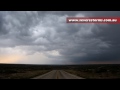 Time Lapse of a tornado producing supercell near Sheffield,, Texas - 19 May, 2015
