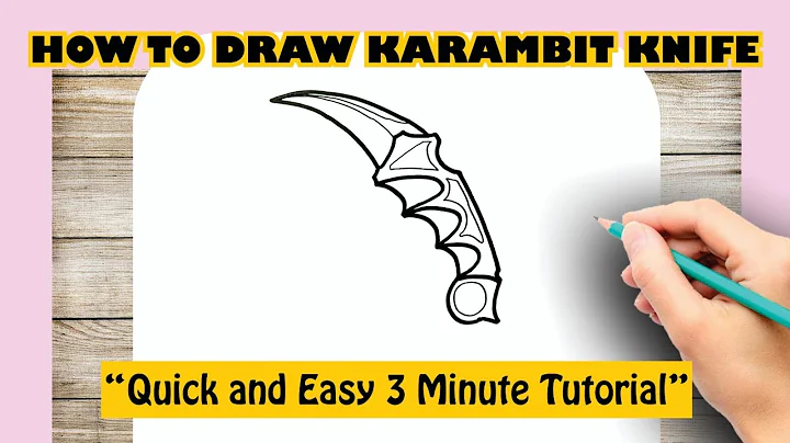 How to draw KARAMBIT KNIFE