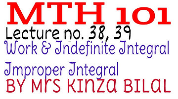 MTH101 Lecture 38 | MTH101 Lecture 39 | Kinza Bilal | Education World