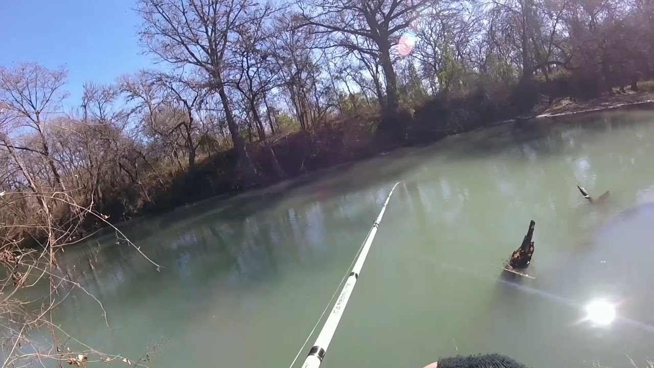 FINALLY caught a fish at this spot! Fishing the medina river - YouTube