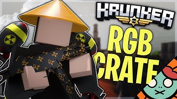 I GOT A GLITCHED RGB PACKAGE!?! Krunker Nuke Gameplay!!! (Krunker)