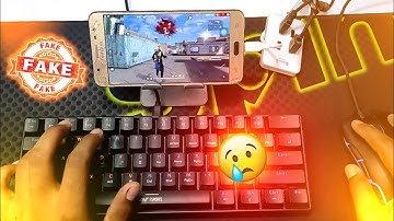 Fake or Real || Reality of keyboard mouse mobile || play free fire keyboard mouse mobile