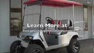 2005 E-Z-GO PDS Street-Ready OSU Buckeye Themed Custom Golf Cart 2005 E-Z-GO PDS Street-Ready OSU Buckeye Themed Custom Golf Cart