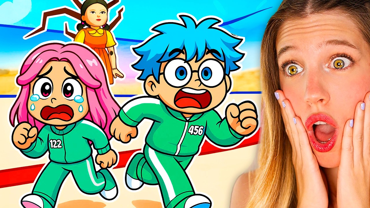 SOBREVIVE A LOS JUEGOS DEL CALAMAR 3 con MI NOVIO (Squid Game Roblox) 🦑