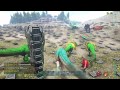 Defending my Meat TP against Chillin | Day 1 | Ark Official PvP Ps4