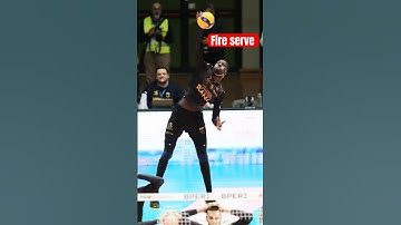 Super serve by Noumory Keita #volleyball #serve