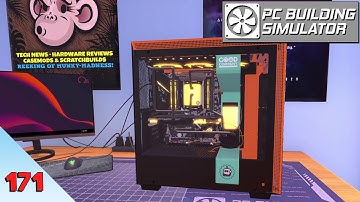 Custom Water-Cooled Threadripper & Vega 64 PC Build!! PC Building Simulator | EP171
