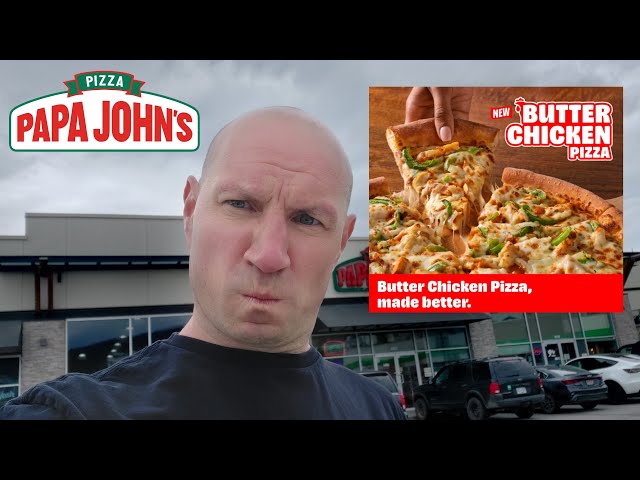 Papa Johns Canada Unveils Butter Chicken Pizza, Made Better