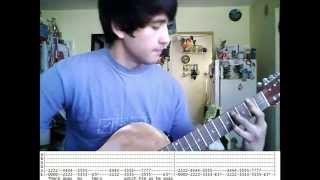 Video thumbnail of "Como tocar Foo Figthers - My hero Guitarra Cover Tutorial - how to play"