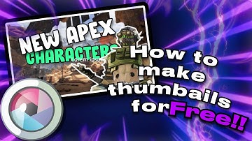 How I Make FREE Thumbnails Using Pixlr! - Pixlr Thumbnail Tutorial