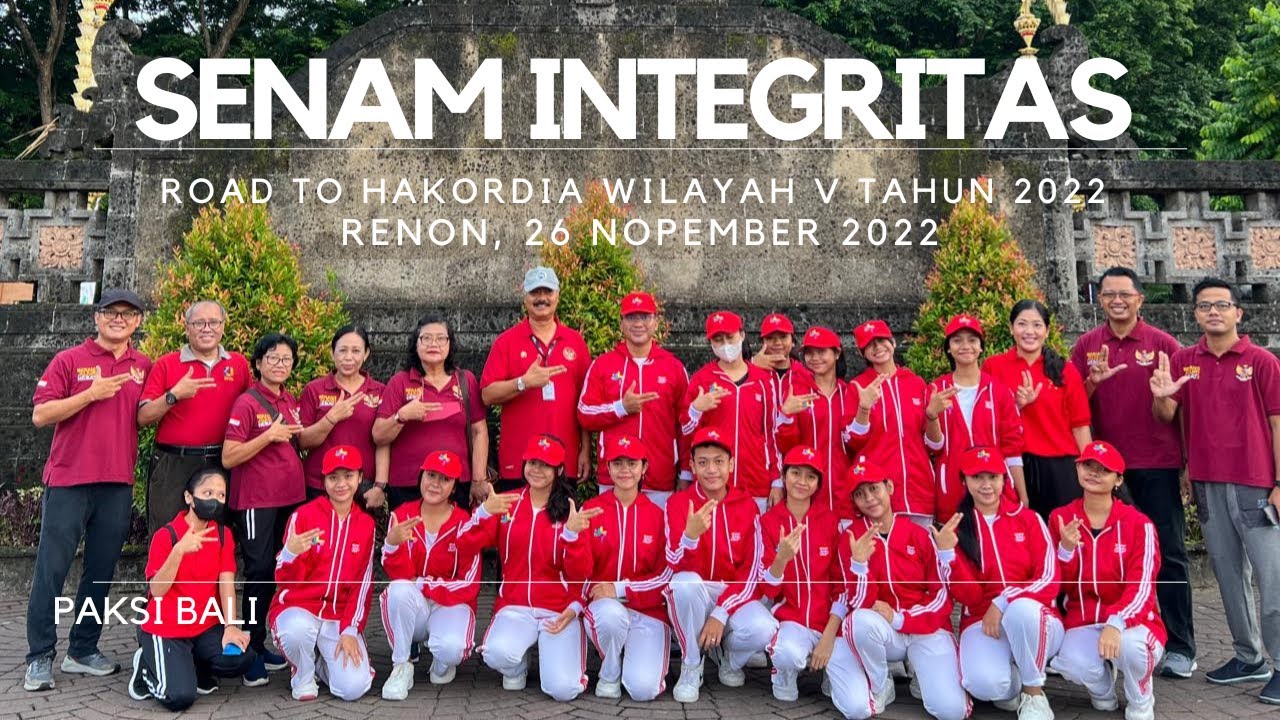 Senam Integritas Road To Hakordia Wilayah V Tahun 2022
