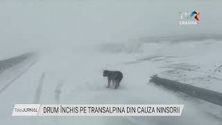 Drum Închis Pe Transalpina Din Cauza Ninsorii