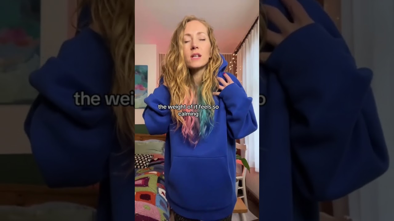 A hoodie with built in stress balls! 😍 from cloud nine clothing