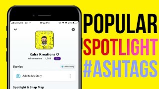 How to increase views on Snapchat Spotlight video just by using hashtags? (English) 2021 screenshot 4