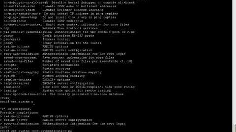 Reset password on Juniper SRX