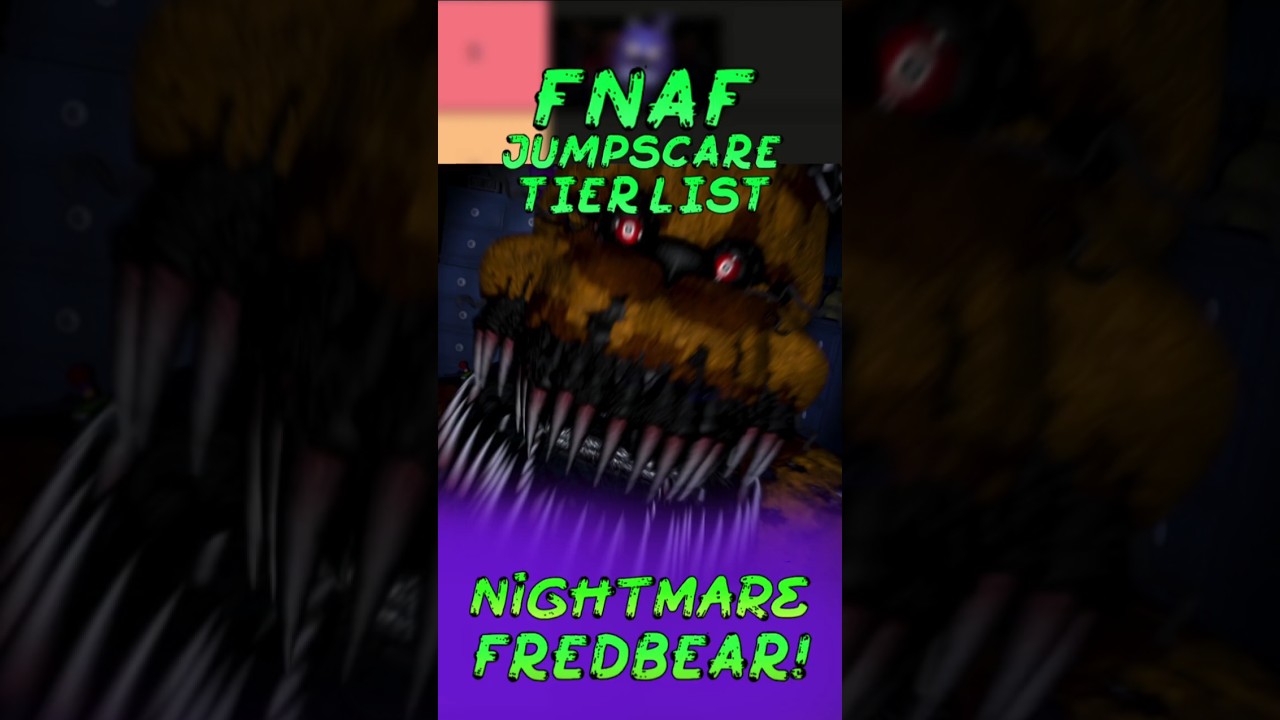 FNAF Jumpscare Tier list Day 27! Nightmare Fredbear!