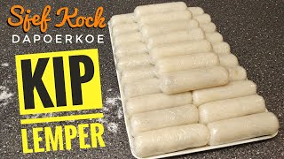 Lemper Maken | Lemper Recept | Kip Lemper | Indonesische Rijstrolletjes Met Kip | Indische Keuken