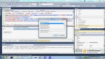 Simple ASP.NET RegularExpressionValidator Code Sample