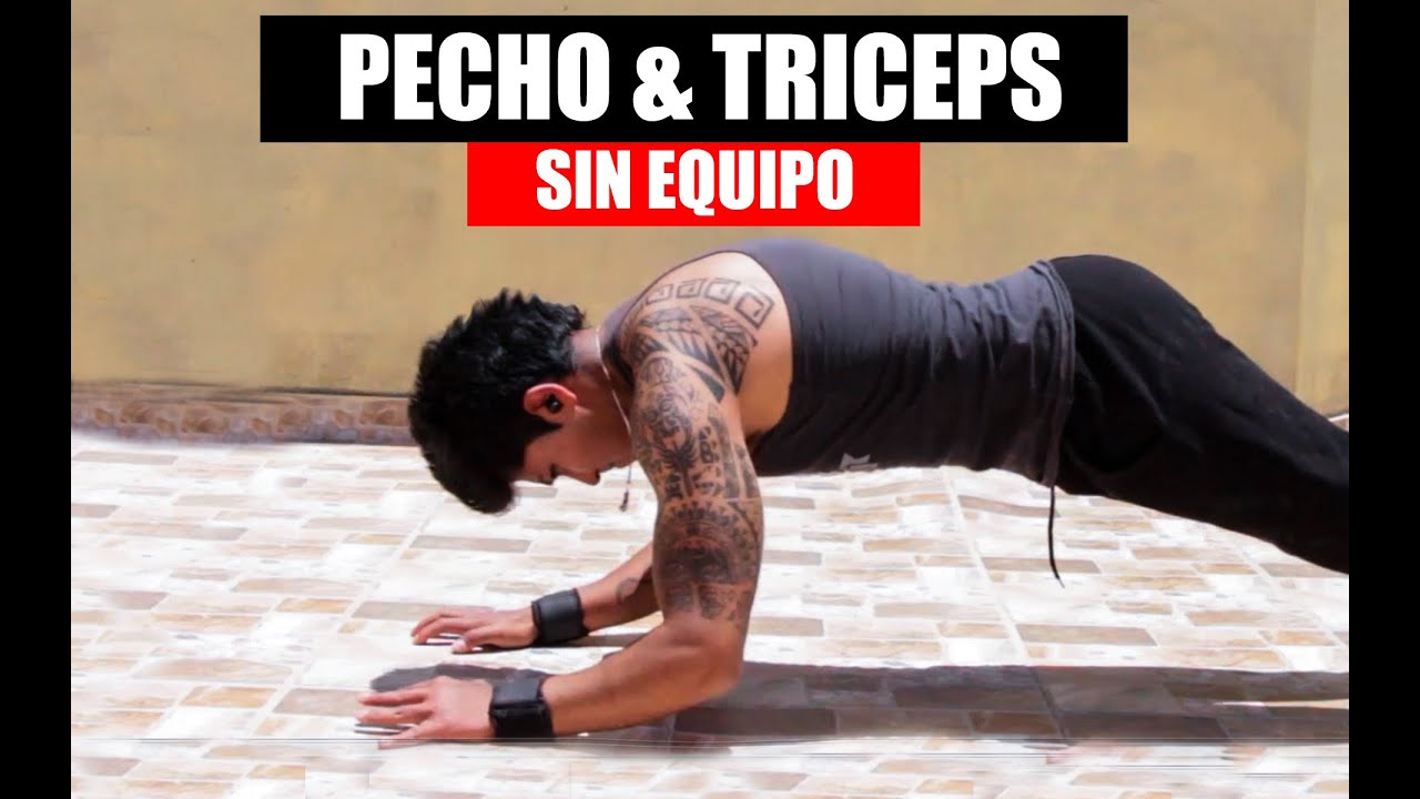 Rutina de Pecho y Tríceps en Casa (30 MIN) | Sin Equipo - YouTube