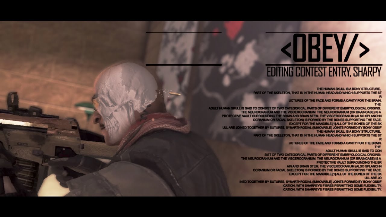 300k Obey "Skull" Editing Entry | by Sharpy RE-RENDER