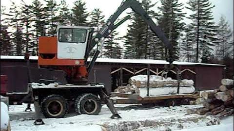 Unloading logs